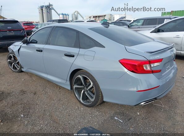 1HGCV2F31NA016321 2022 HONDA ACCORD Gray Հետևի ձախ