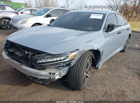 1HGCV2F31NA016321 2022 HONDA ACCORD Gray Դիմացի տեսք