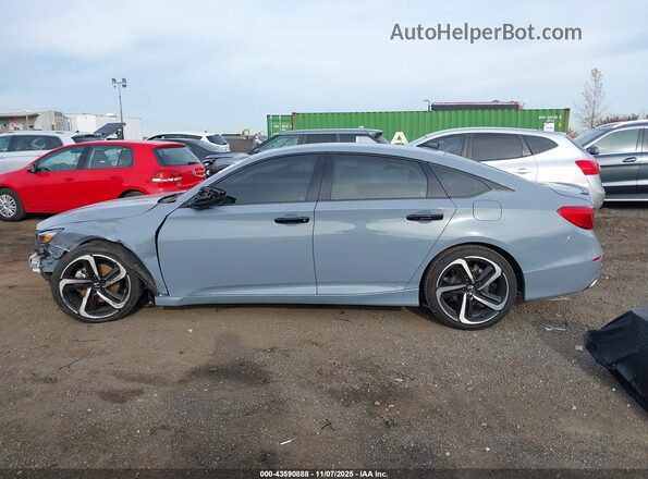 1HGCV2F31NA016321 2022 HONDA ACCORD Gray Սալոնի 360 աստիճան տեսք
