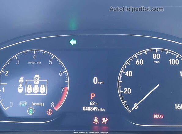1HGCV2F32NA007434 2022 HONDA ACCORD Black Widok tylnych siedzeń