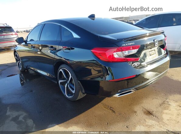 1HGCV2F32NA007434 2022 HONDA ACCORD Black Tył lewy