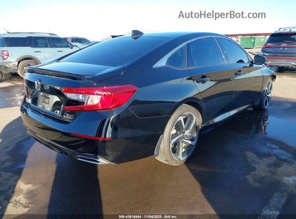 1HGCV2F32NA007434 2022 HONDA ACCORD Black Tył prawy
