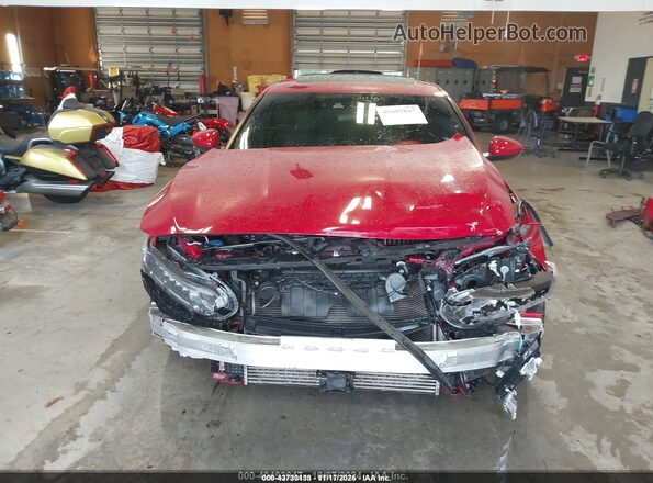 1HGCV2F33JA033499 2018 HONDA ACCORD Red Vista frontal