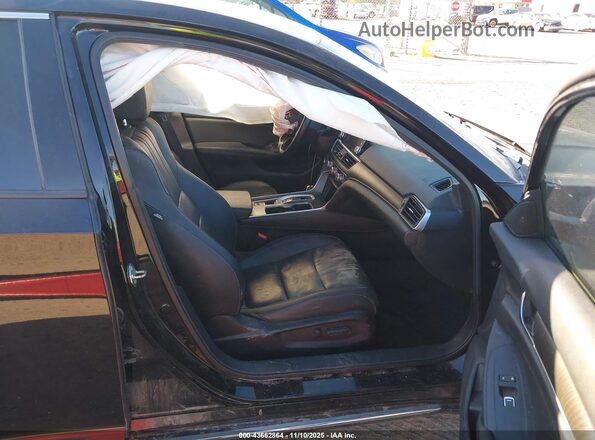 1HGCV2F90KA009618 2019 HONDA ACCORD Black Vista interior delantera