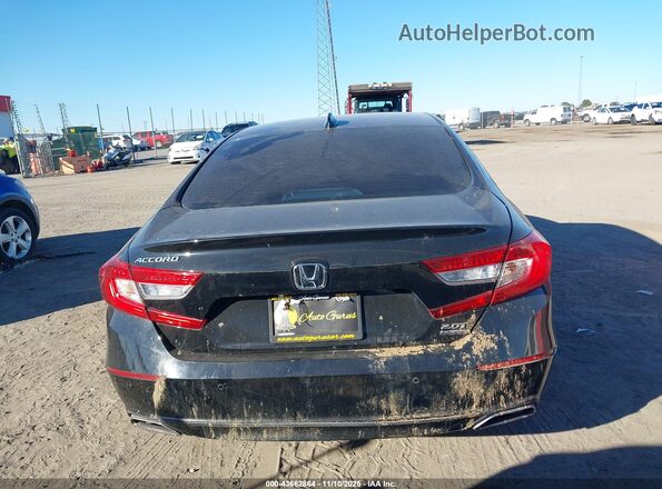 1HGCV2F90KA009618 2019 HONDA ACCORD Black 