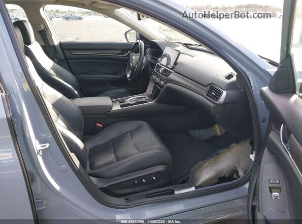 1HGCV2F99MA008454 2021 HONDA ACCORD Gray წინა სალონის ხედი