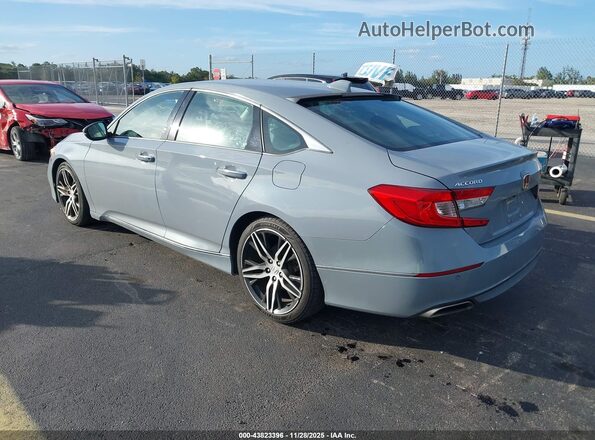 1HGCV2F99MA008454 2021 HONDA ACCORD Gray უკანა მარცხენა