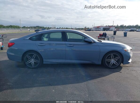 1HGCV2F99MA008454 2021 HONDA ACCORD Gray უკანა სალონის ხედი