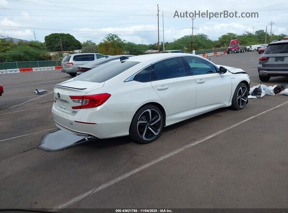 1HGCV3F23NA031819 2022 HONDA ACCORD Белый Задняя правая четверть