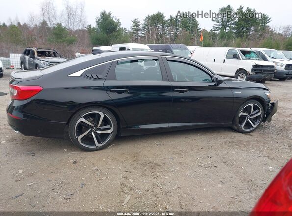 1HGCV3F25NA017078 2022 HONDA ACCORD Black Vista interior trasera