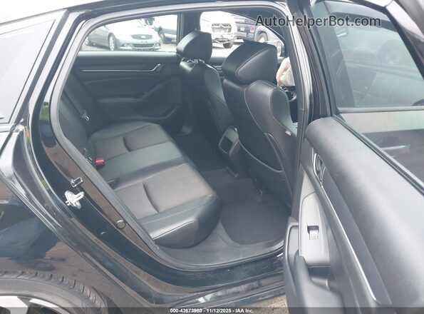 1HGCV3F25NA017078 2022 HONDA ACCORD Black Vista de la etiqueta del VIN