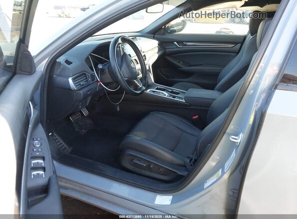 1HGCV3F25NA027335 2022 HONDA ACCORD Серый Вид салона спереди
