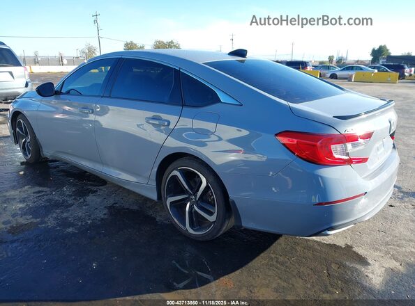 1HGCV3F25NA027335 2022 HONDA ACCORD Серый Задняя левая четверть