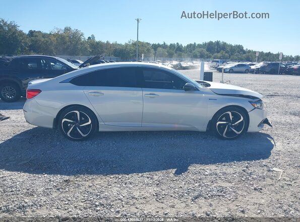 1HGCV3F25NA034267 2022 HONDA ACCORD White Widok wnętrza 360 stopni
