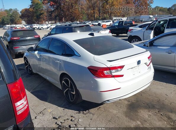 1HGCV3F29NA045286 2022 HONDA ACCORD White Rear left