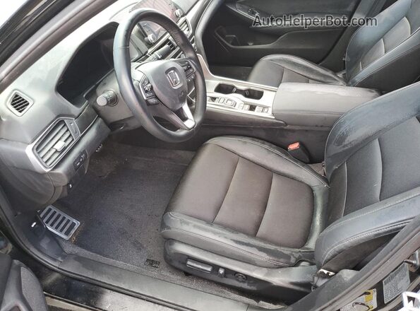 1HGCV3F2XNA043997 2022 HONDA ACCORD Черный Вид салона спереди