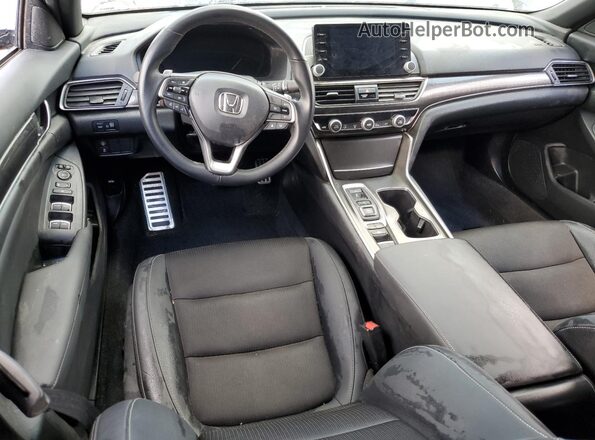 1HGCV3F2XNA043997 2022 HONDA ACCORD Черный Вид панели приборов