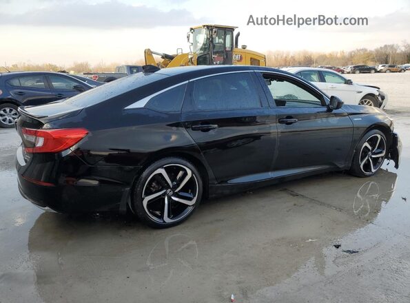 1HGCV3F2XNA043997 2022 HONDA ACCORD Черный Задняя правая четверть