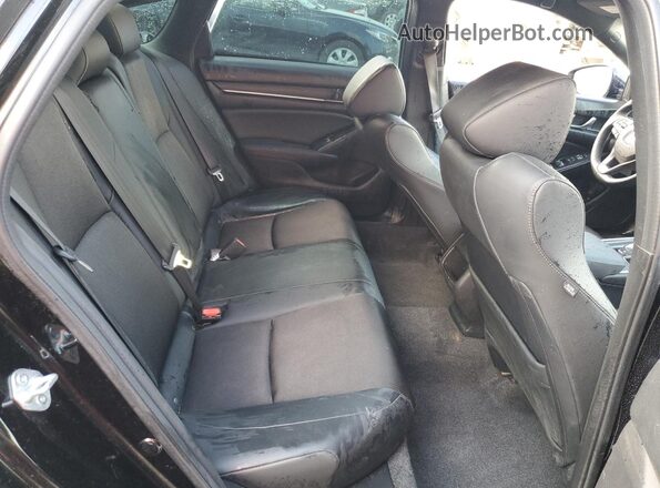 1HGCV3F2XNA043997 2022 HONDA ACCORD Черный Вид задних сидений