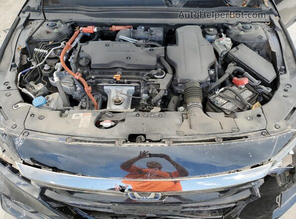 1HGCV3F2XNA043997 2022 HONDA ACCORD Черный Вид задней части салона