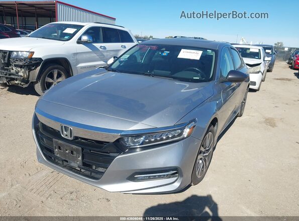 1HGCV3F52KA007033 2019 HONDA ACCORD HYBRID Silver 