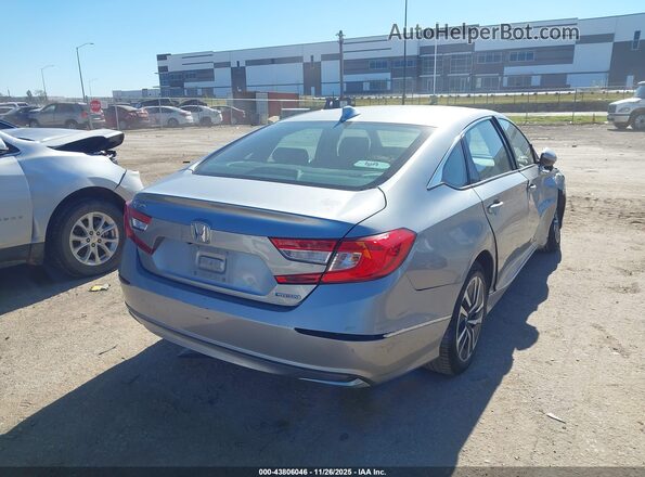 1HGCV3F52KA007033 2019 HONDA ACCORD HYBRID Silver 