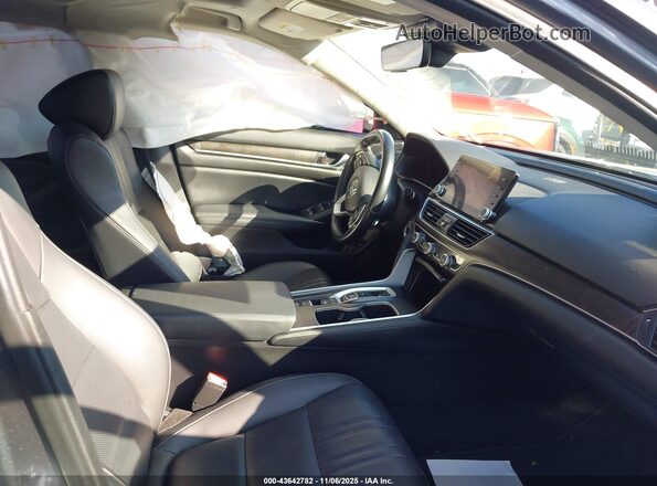 1HGCV3F53NA011208 2022 HONDA ACCORD HYBRID Gray Vista interior delantera