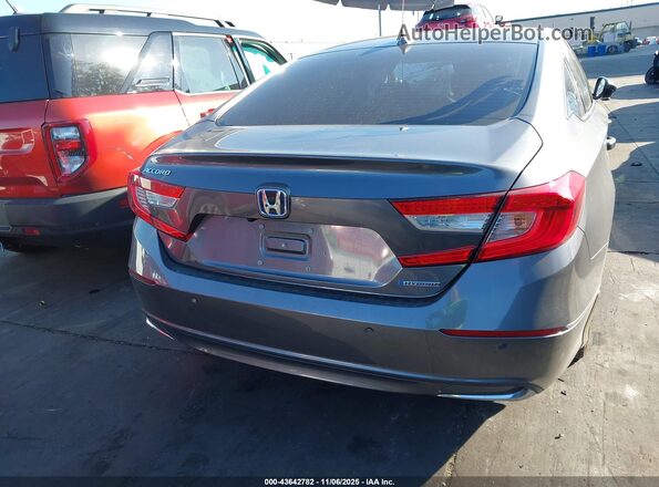 1HGCV3F53NA011208 2022 HONDA ACCORD HYBRID Gray 