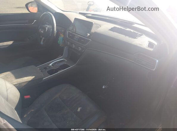 1HGCV3F93NA006822 2022 HONDA ACCORD Черный Вид салона спереди