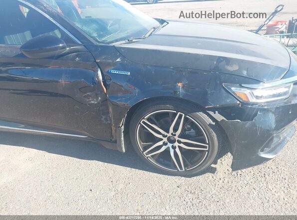 1HGCV3F93NA006822 2022 HONDA ACCORD Черный Вид спереди