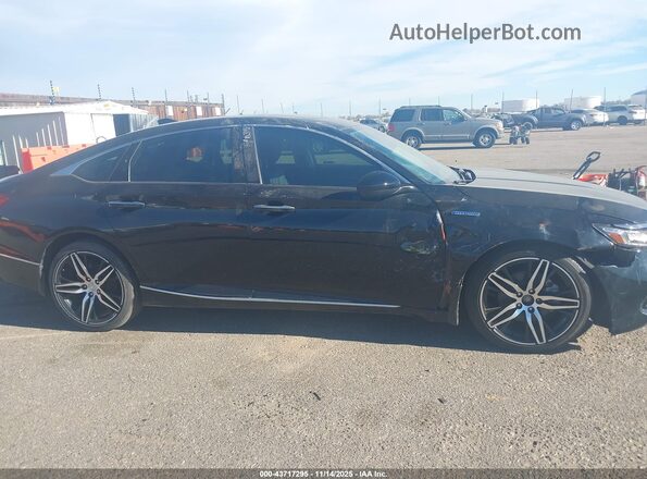 1HGCV3F93NA006822 2022 HONDA ACCORD Черный Вид задней части салона