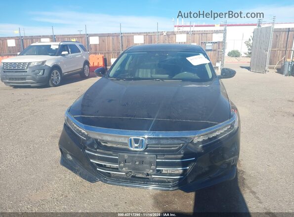 1HGCV3F93NA006822 2022 HONDA ACCORD Черный Вид щитка приборов