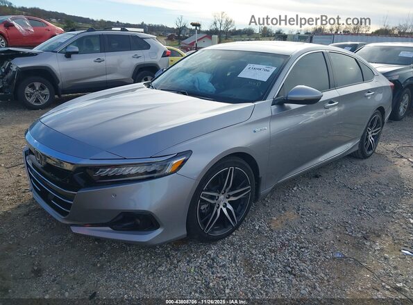 1HGCV3F94NA010927 2022 HONDA ACCORD Silver წინა მარცხენა ხედი სამი მეოთხედიდან
