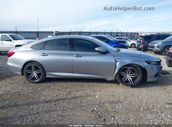 1HGCV3F94NA010927 2022 HONDA ACCORD Silver უკანა სალონის ხედი