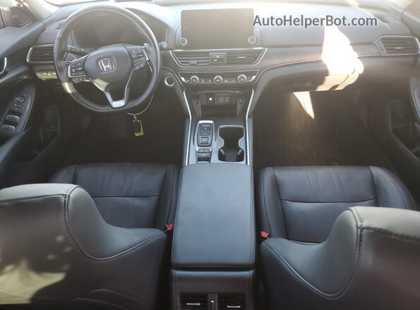1HGCV3F99NA022331 2022 HONDA ACCORD Белый Вид панели приборов