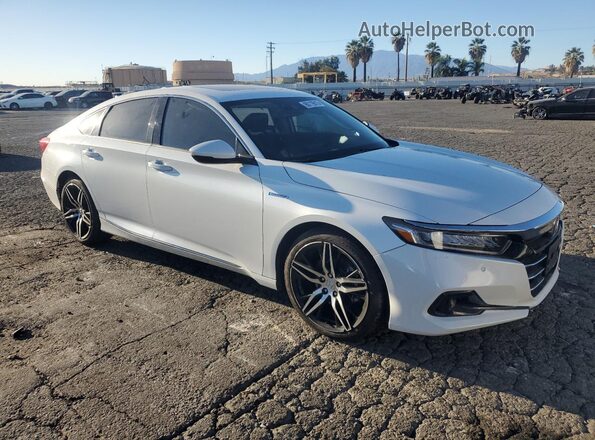 1HGCV3F99NA022331 2022 HONDA ACCORD Белый Передняя правая четверть