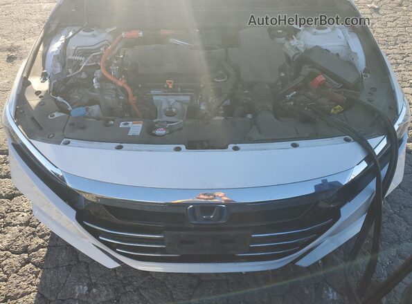 1HGCV3F99NA022331 2022 HONDA ACCORD Белый Вид задней части салона