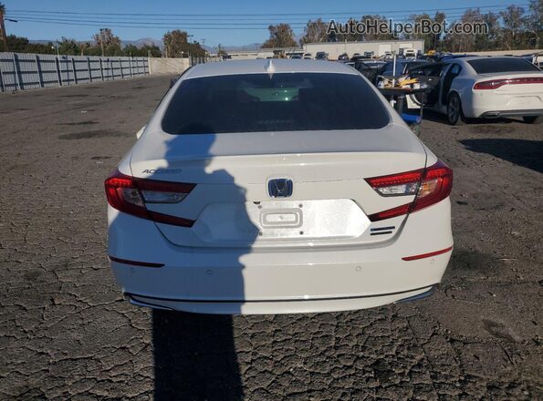 1HGCV3F99NA022331 2022 HONDA ACCORD Белый Вид сзади