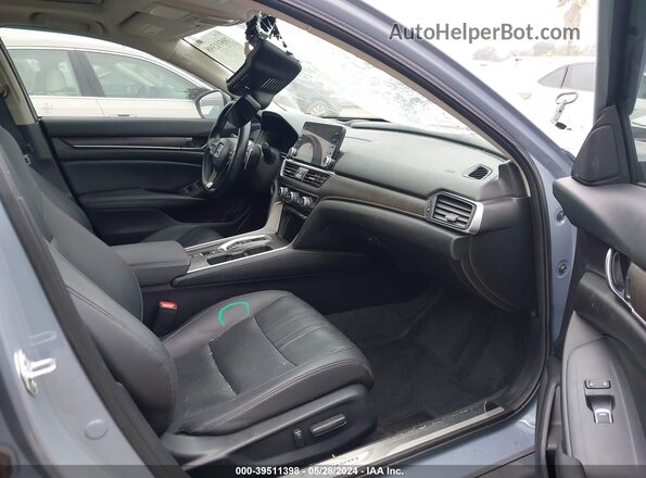 1HGCV3F9XNA012181 2022 HONDA ACCORD Gray წინა სალონის ხედი