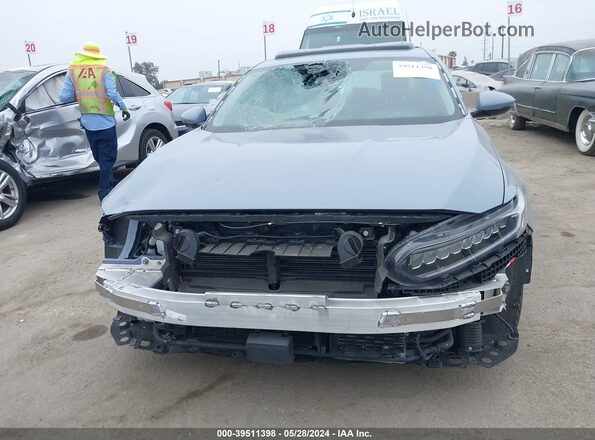 1HGCV3F9XNA012181 2022 HONDA ACCORD Gray უკანა სალონის ხედი