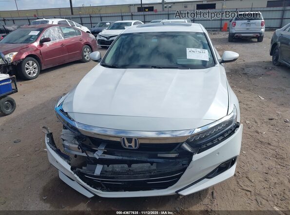 1HGCV3F9XNA029675 2022 HONDA ACCORD White Вид щитка приладів