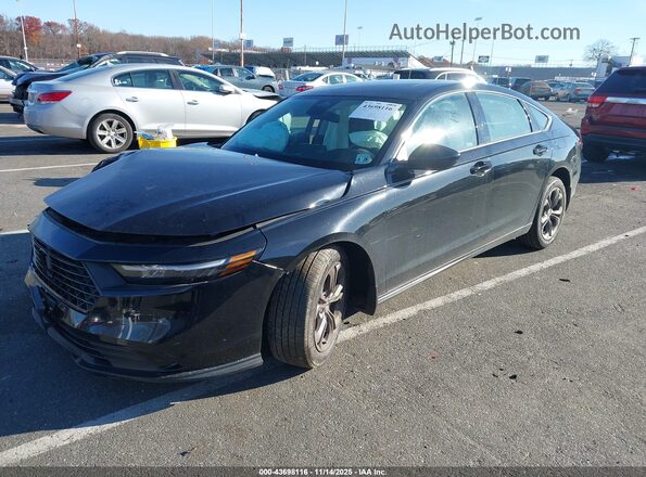 1HGCY1F3XPA035017 2023 HONDA ACCORD Черный Передняя левая четверть