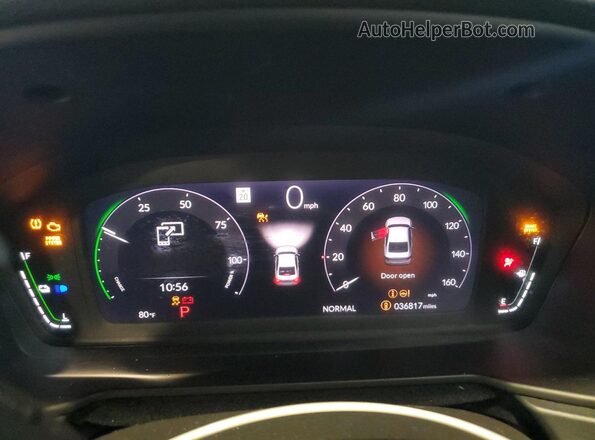 1HGCY2F57PA004444 2023 HONDA ACCORD Silver Widok zestawu wskaźników