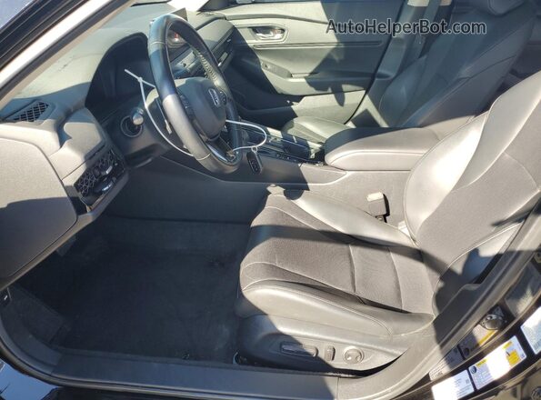 1HGCY2F62PA066214 2023 HONDA ACCORD Black Widok wnętrza z przodu