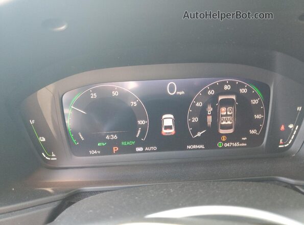 1HGCY2F62PA066214 2023 HONDA ACCORD Black Widok zestawu wskaźników
