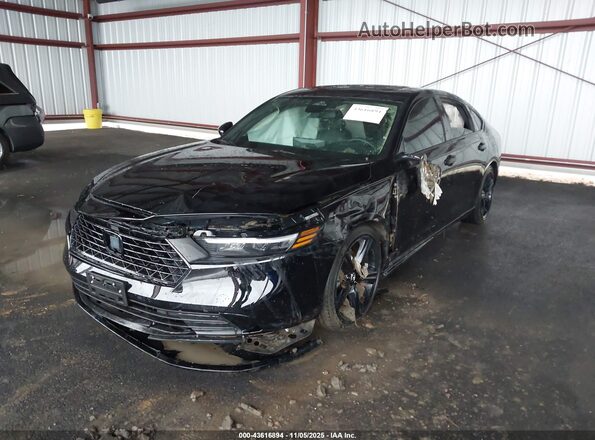 1HGCY2F71SA043038 2025 HONDA ACCORD Black Front left