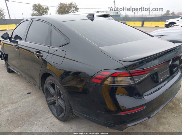 1HGCY2F79RA042567 2024 HONDA ACCORD Черный Задняя левая четверть