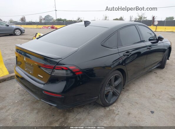 1HGCY2F79RA042567 2024 HONDA ACCORD Черный Задняя правая четверть