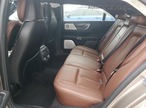 1LN6L9NP8K5606675 2019 LINCOLN CONTINENTA Brown უკანა სავარძლების ხედი
