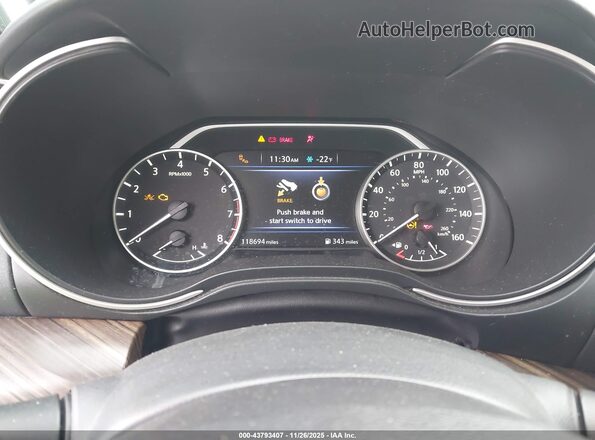 1N4AA6AP0HC384104 2017 NISSAN MAXIMA Белый Вид задних сидений